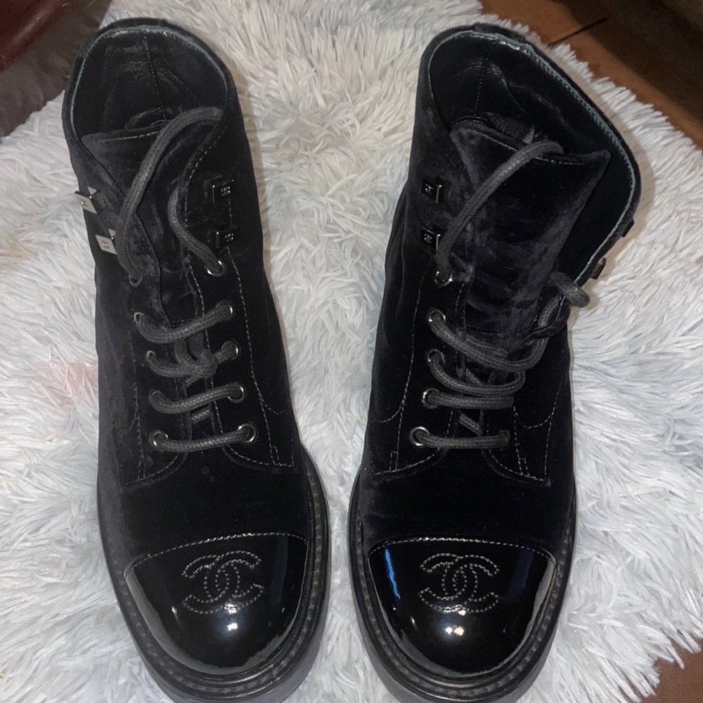 Chanel Combat Boots